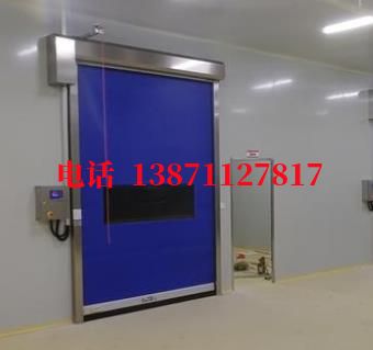 铝合金门轨道拉链密封快速卷帘门